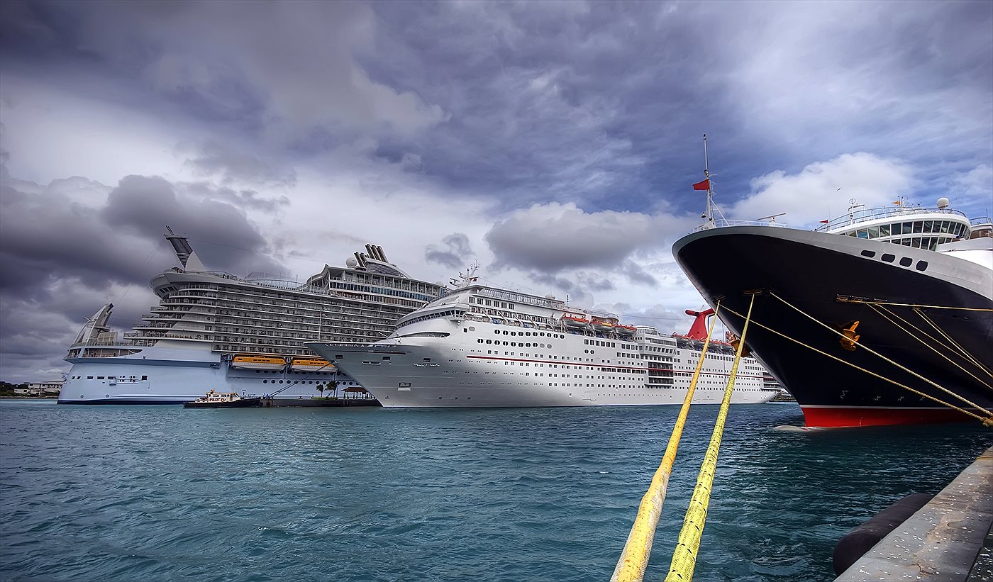 A cruise ship at sea — the perfect wedding venue